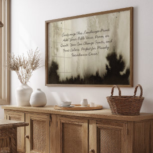 Poster Citation Personnalisée Ajouter Votre Verse Bible M