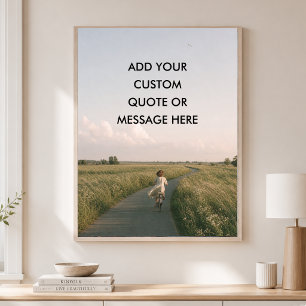 Poster Citation Personnalisée – Aventure Enfance de Rêve