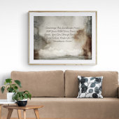 Poster Citation Personnalisée, Disant, Verse Bible Moody 