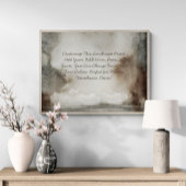 Poster Citation Personnalisée, Disant, Verse Bible Moody 