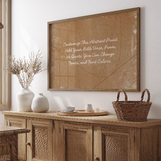 Poster Citation Personnalisée Téléchargez vos propres mot