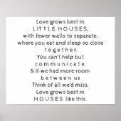 Poster Citation Petites Maisons (Devant)