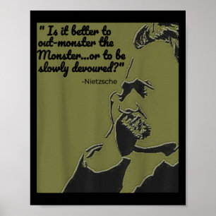 Poster Citation Philosophie Chemise, Nietzsche Citation C