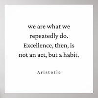 Citation philosophique Aristote minimaliste