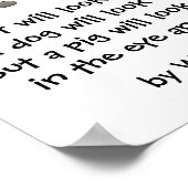 Poster Citation PIG de Winston Churchill (Coin)