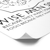 Poster Citation Platon Sur Les Sages Et Les Fools - Grec  (Coin)