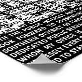 Poster Citation politique de Jack Smith contre Trump (Coin)