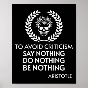 Poster Citation Positive Philosophie stoïque Aristote sto