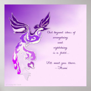 Poster Citation pourpre de Phoenix Rumi