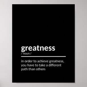 Poster Citation puissante pour inspirer la grandeur
