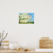 Poster citation "quand Dieu a fait le temps, Il en a fait (Cuisine)