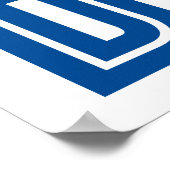 Poster CITATION RÊVEZ GRAND typographie moderne couleurs (Coin)