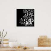 Poster Citation Romeo & Juliet Men (Cuisine)