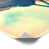 Poster Citation Rose Cosmos Atteindre le Ciel (Coin)