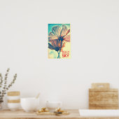 Poster Citation Rose Cosmos Atteindre le Ciel (Cuisine)