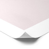 Poster Citation rose féminine typographie mur positif art (Coin)