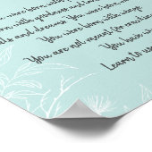 Poster Citation Rumi Née Avec Ailes (Coin)