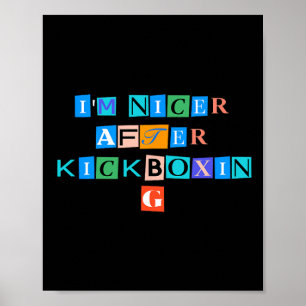 Poster Citation sarcastique drôle Je suis plus gentil apr