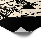 Poster Citation Seneca Motivationnelle - Courage (Coin)