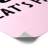 Poster Citation simple pour Amoureux de les chats (Coin)