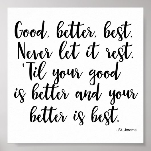 Poster Citation St. Jérôme - Auto Improvement (Devant)