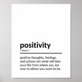 Poster Citation Sur La Positivité (Devant)