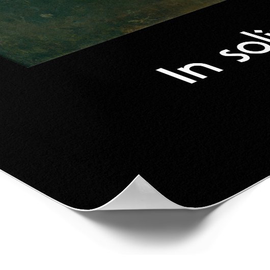 Poster Citation sur la solitude avec une image d'introduc (Coin)