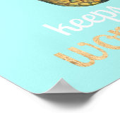 Poster Citation sur la vie de l'ananas (Coin)