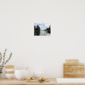 Poster Citation sur le temps passé sur l'eau. (Cuisine)