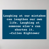 Poster Citation sur l'humilité (Devant)