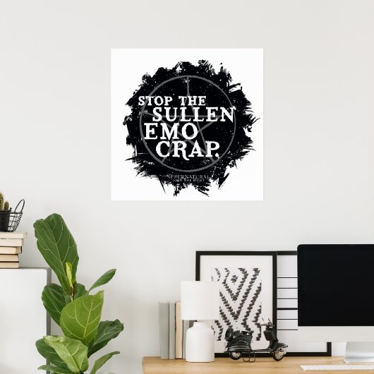 Poster Citation surnaturelle "Emo" (Bureau à domicile)