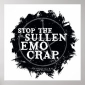 Poster Citation surnaturelle "Emo" (Devant)