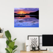 Poster Citation Thoreau et Big Bear Sunrise (Bureau à domicile)