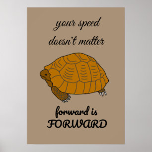 Poster Citation tortue