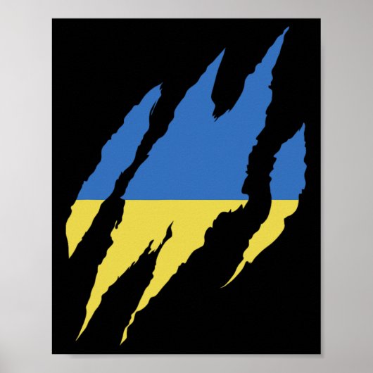 Poster Citation ukrainienne Drapeau Ukraine Chemise Ukrai (Devant)