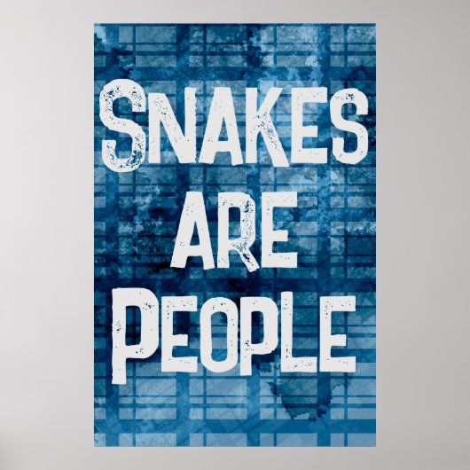 Poster Citation vintage Disant Imprimer "Les serpents son (Devant)