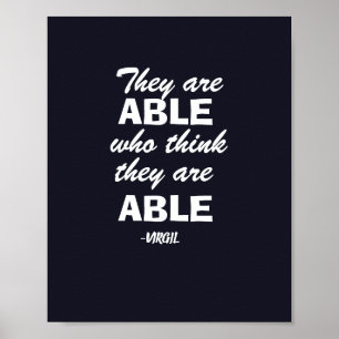 Poster Citation virale - "Ils sont capables qui pensent q