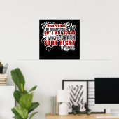 Poster Citation Voltaire (couleur) (Bureau à domicile)