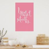 Poster Citation "Vous ne pouvez pas vous asseoir avec nou (Cuisine)