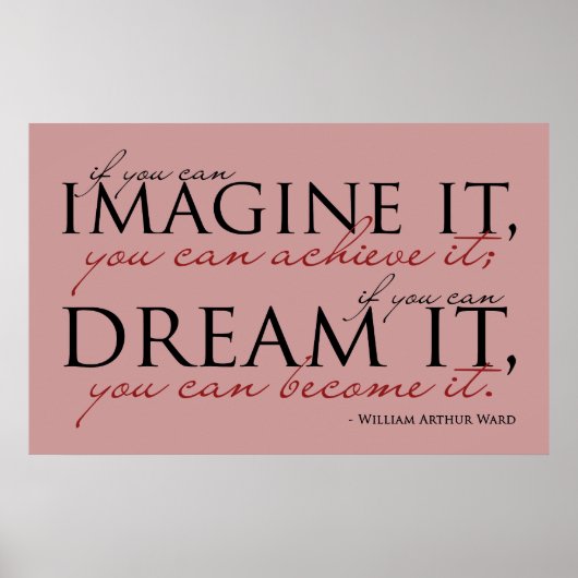 Poster Citation William Ward Imagine (Devant)