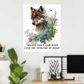 Poster Citation Wolf (Bureau à domicile)