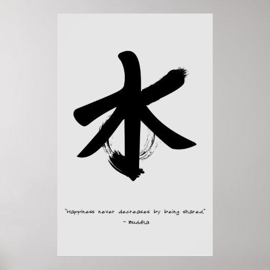 Poster Citation zen : Sagesse et méditation (Devant)