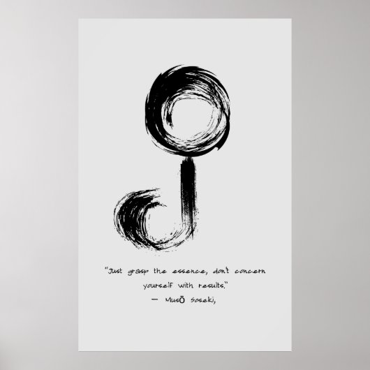 Poster Citation zen : Sagesse et méditation (Devant)