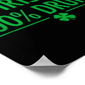 Poster Citation zéro pour cent irlandais cent pour cent d (Coin)