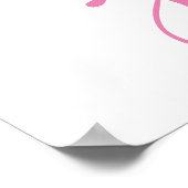 Poster Citation Zone Noire Rose Quiet Zone  (Coin)