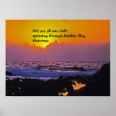 Poster Citations amérindiennes (Devant)