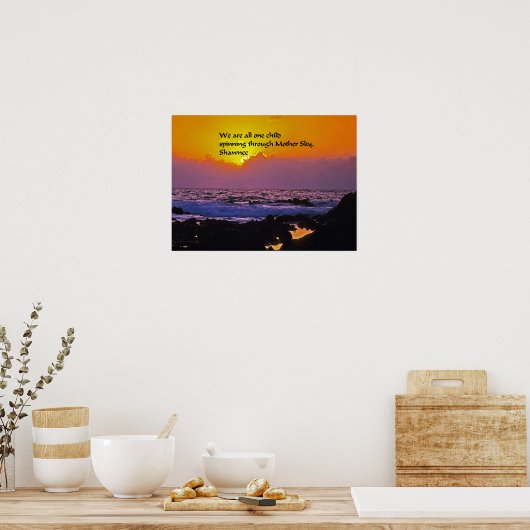 Poster Citations amérindiennes (Cuisine)