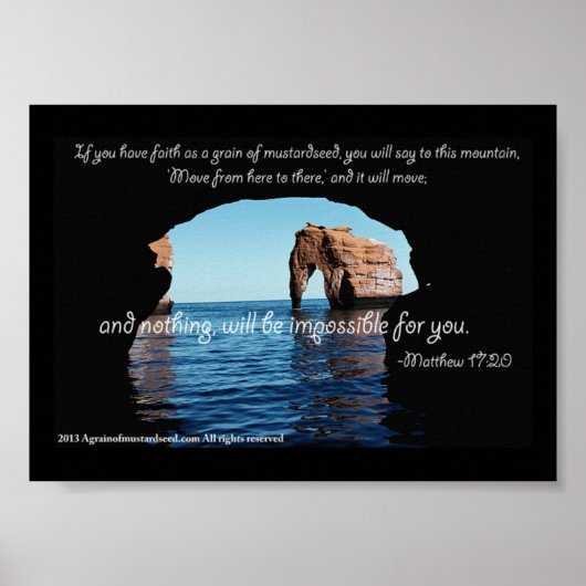 Poster Citations bibliques Inspiration (Devant)