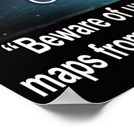 Poster Citations concernant notre temps (Coin)