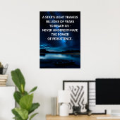 Poster Citations d'affiche motivées (Bureau à domicile)